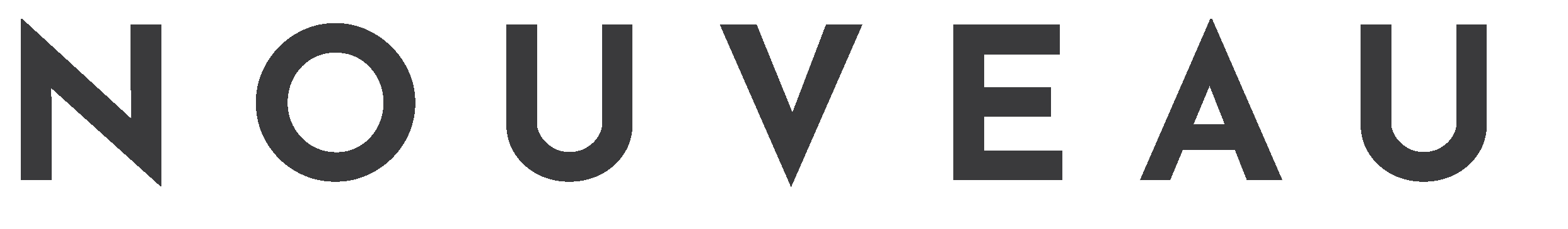 Nouveau Font Logo